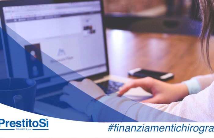 finanziamenti chirografari